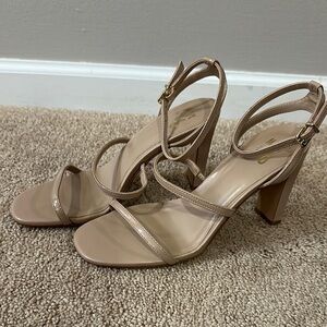Elegant Nude Strappy Heels